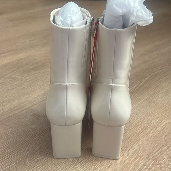 Diesel D-Millenia Ankle Heeled Boots (Brilliant White) Size 8.5 NWT - Picture 5 of 9
